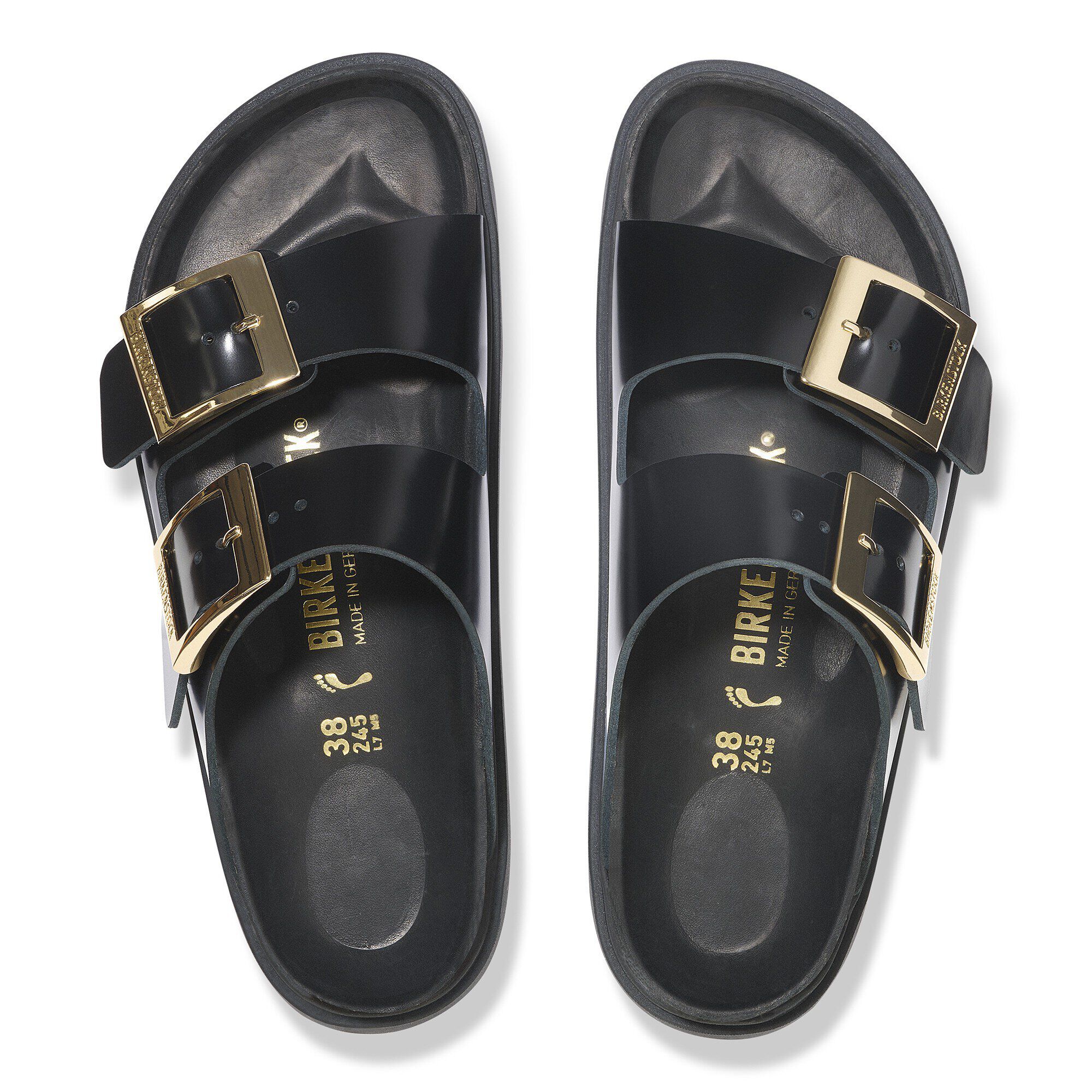 Alternative view of Arizona Droplet Buckle Natural Leather Patent