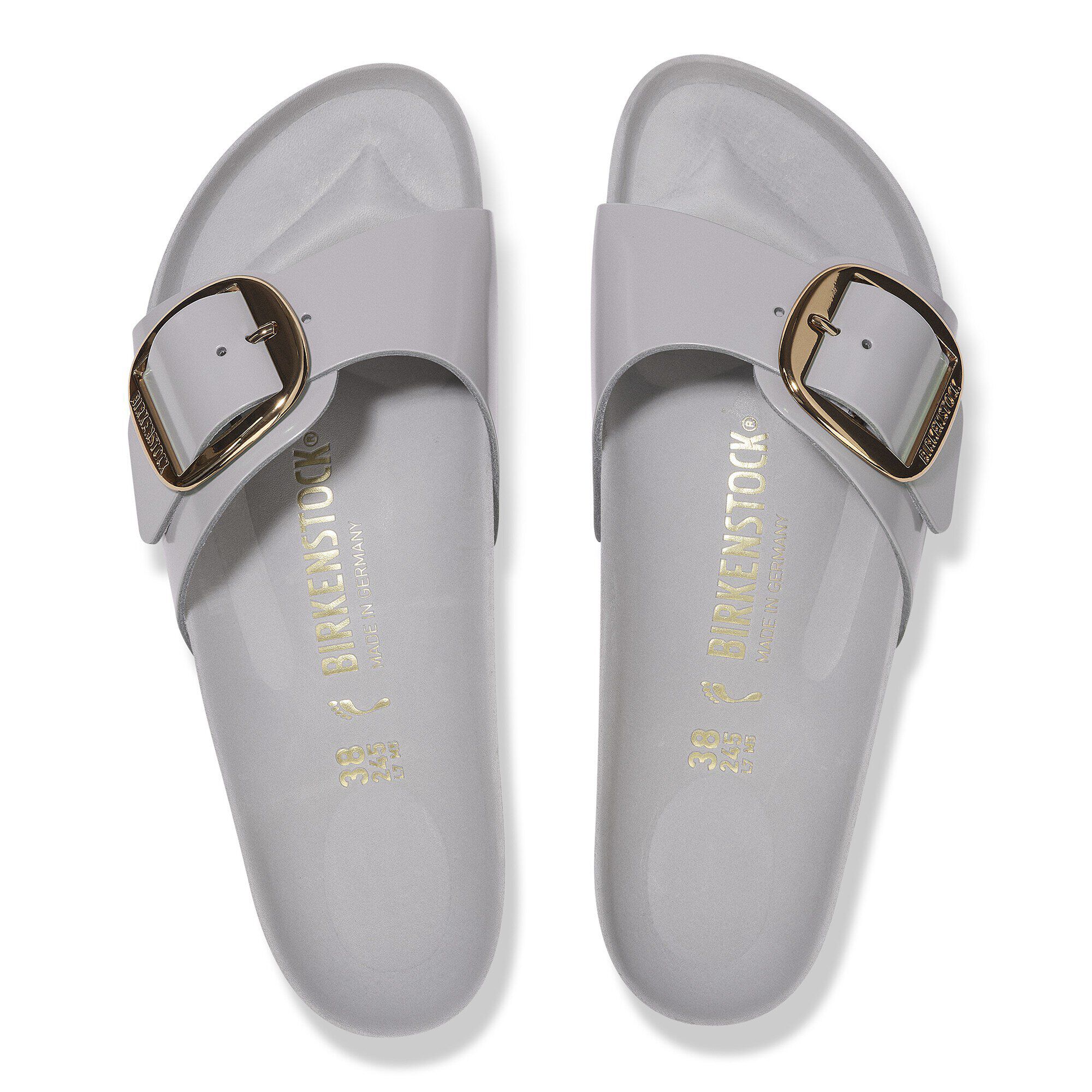 Alternative view of Madrid Big Buckle Natural Leather Patent