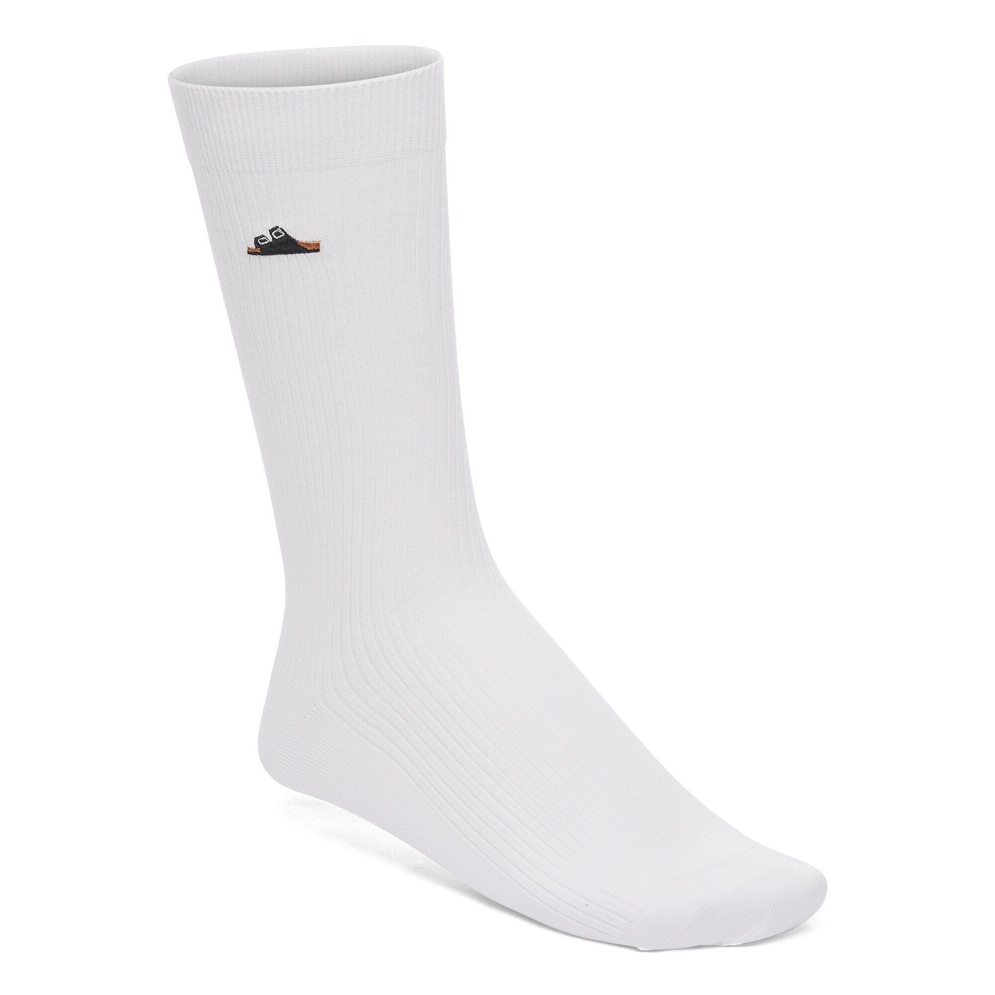 Cotton Ribbed Socks Cotton/Polyamid/Elastane