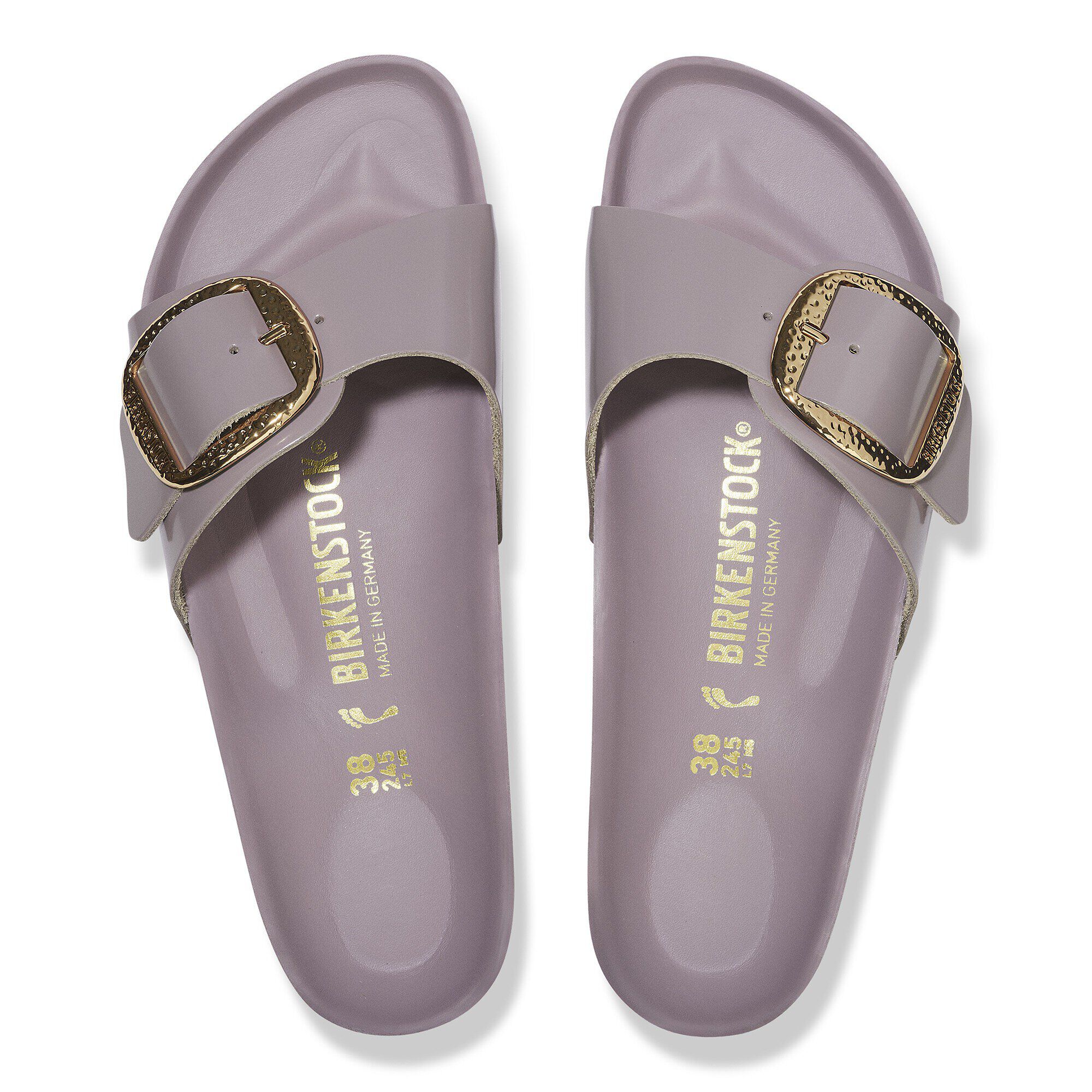 Alternative view of Madrid Big Buckle Natural Leather Patent