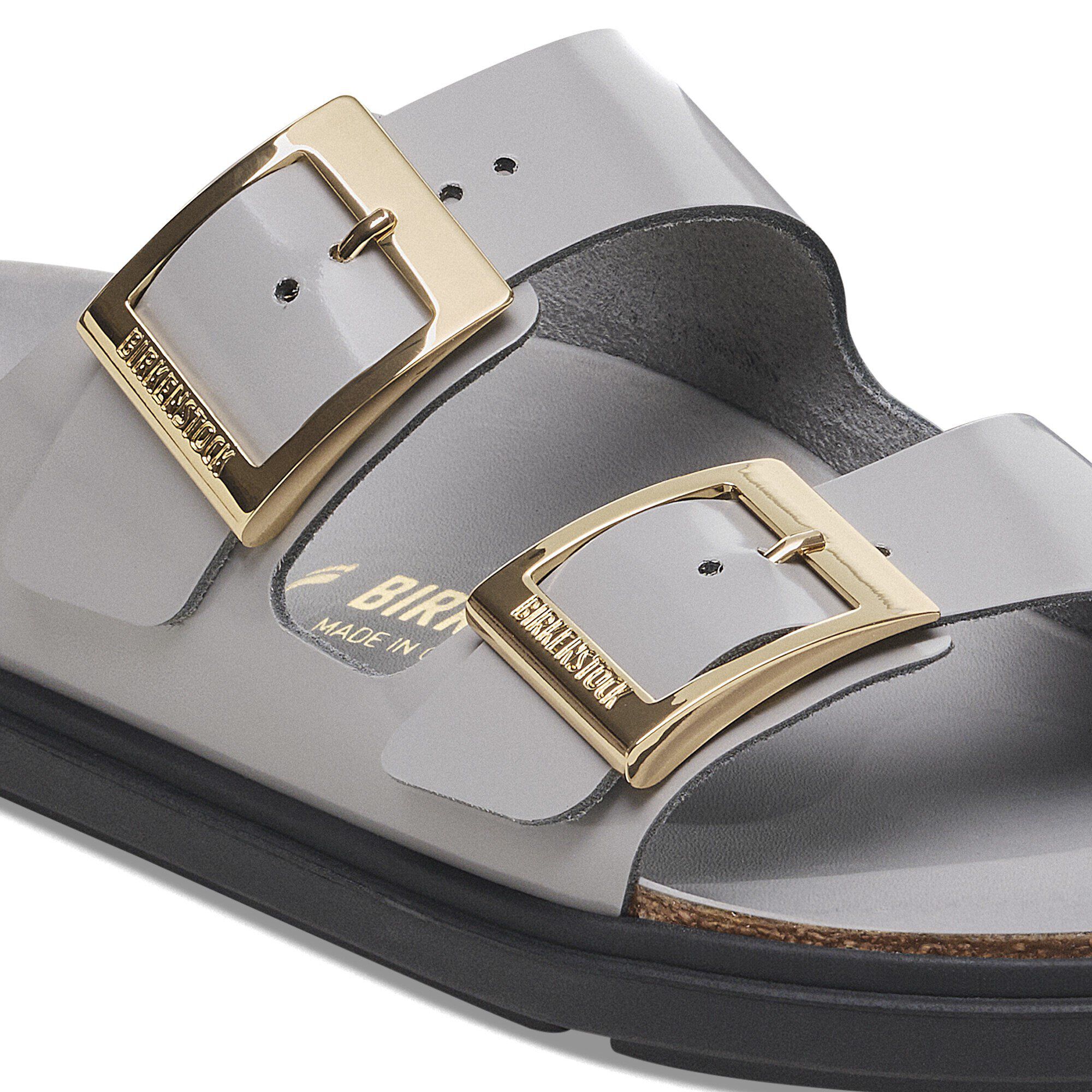 Arizona Droplet Buckle Natural Leather Patent - Image 4