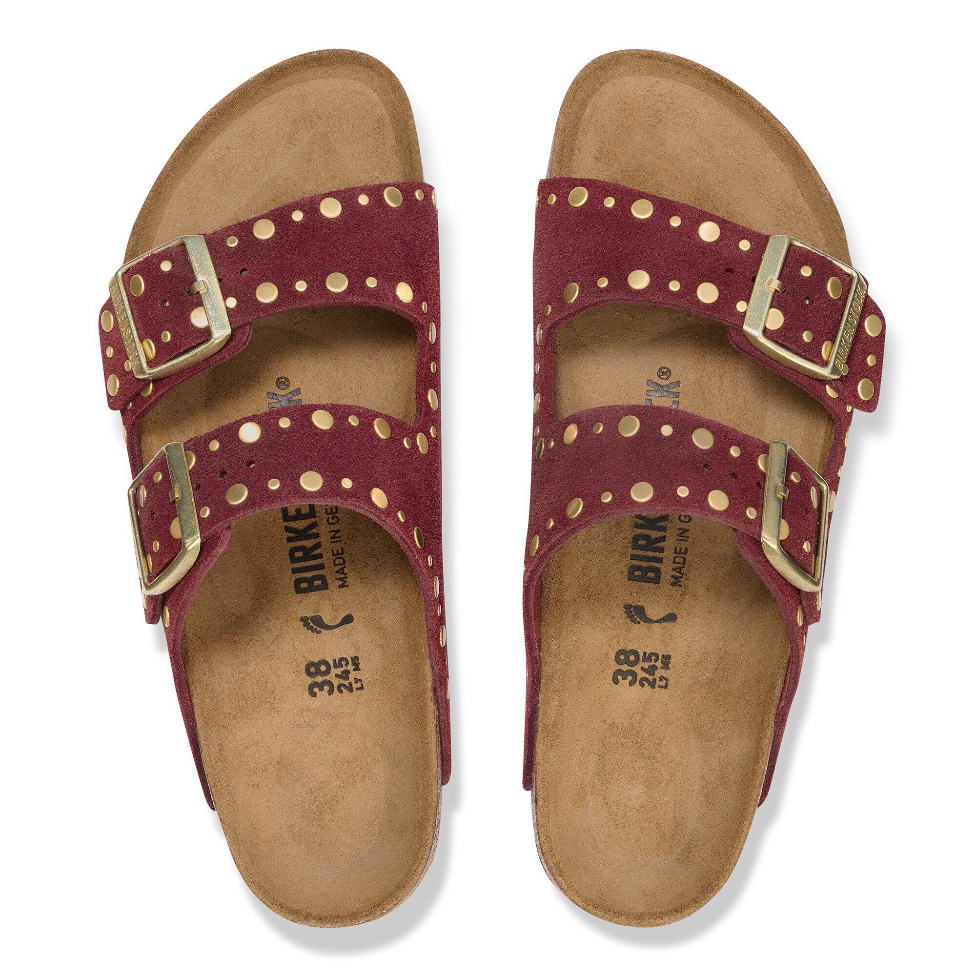 Alternative view of Arizona Rivets Suede Leather Zinfandel