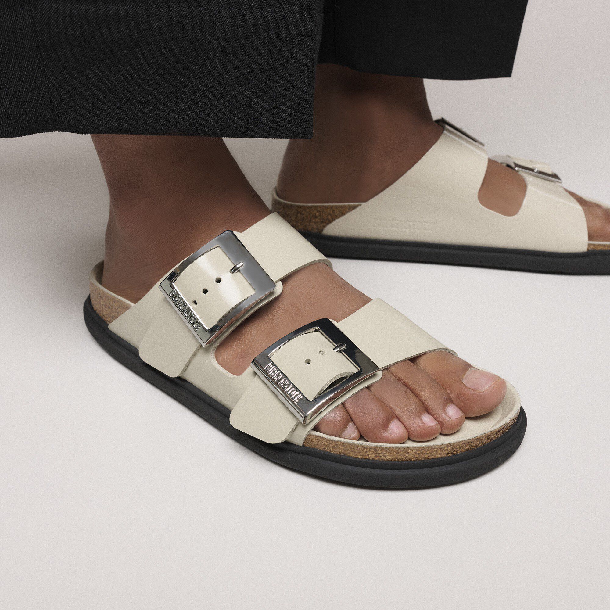 Arizona Droplet Buckle Natural Leather Patent - Image 6