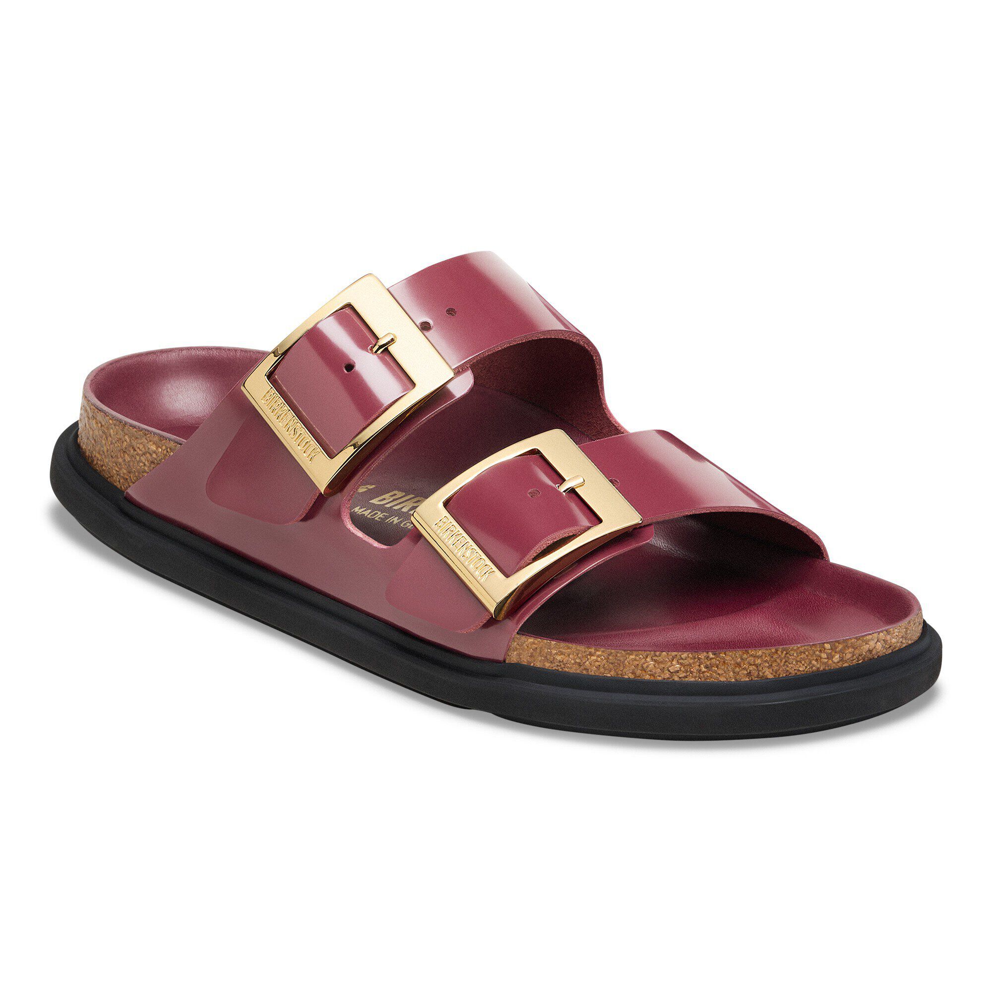 Arizona Droplet Buckle Natural Leather Patent
