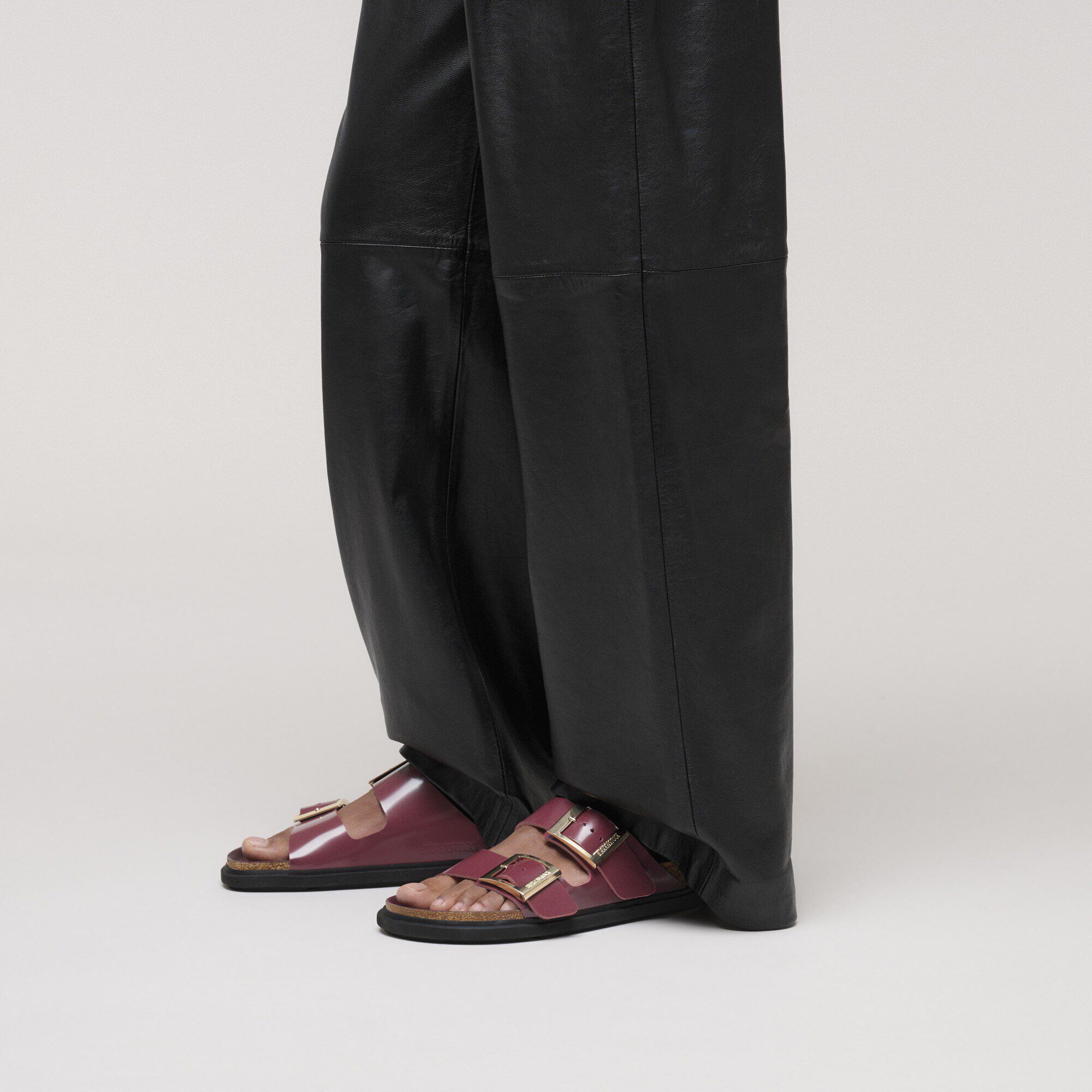 Arizona Droplet Buckle Natural Leather Patent - Image 6