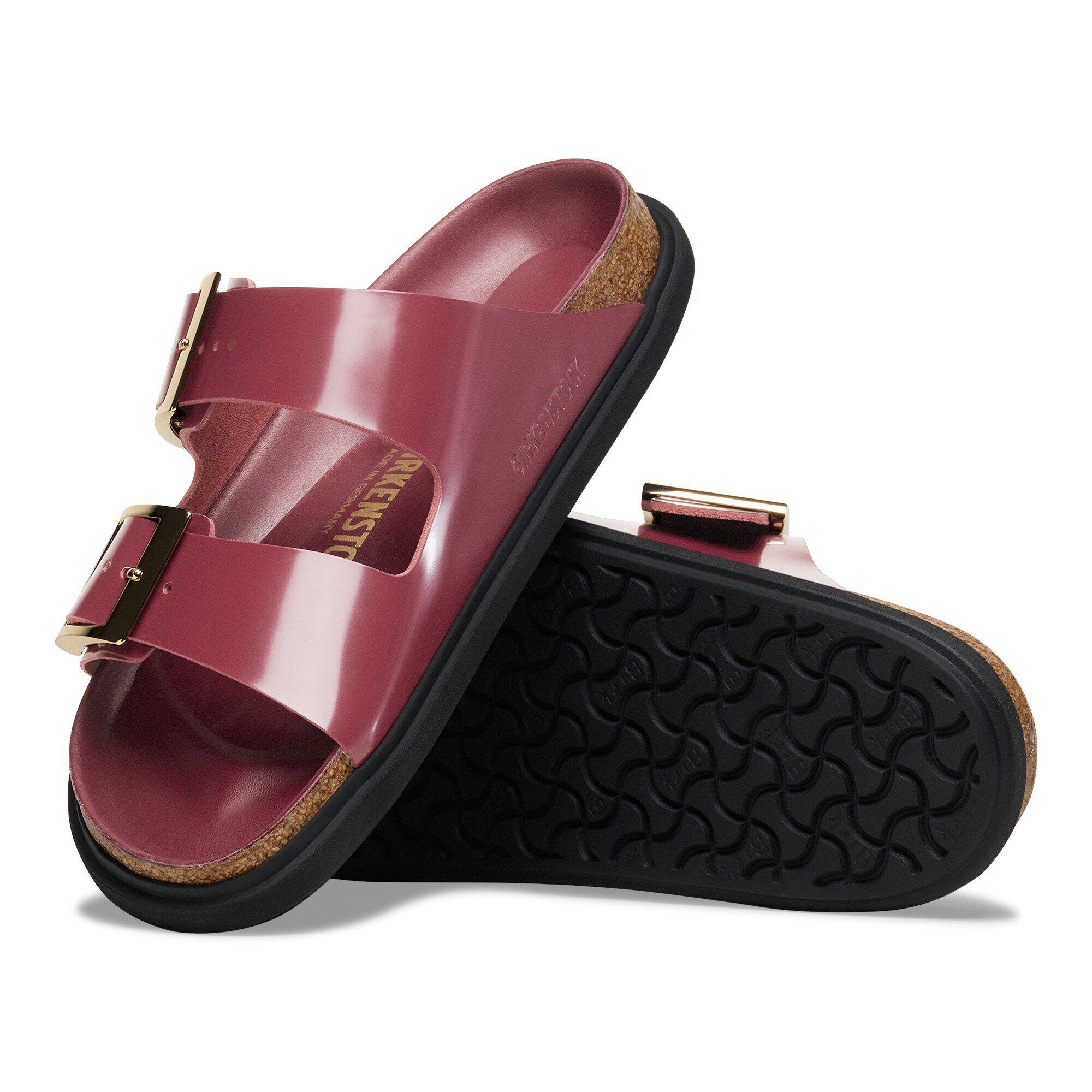 Arizona Droplet Buckle Natural Leather Patent - Image 8