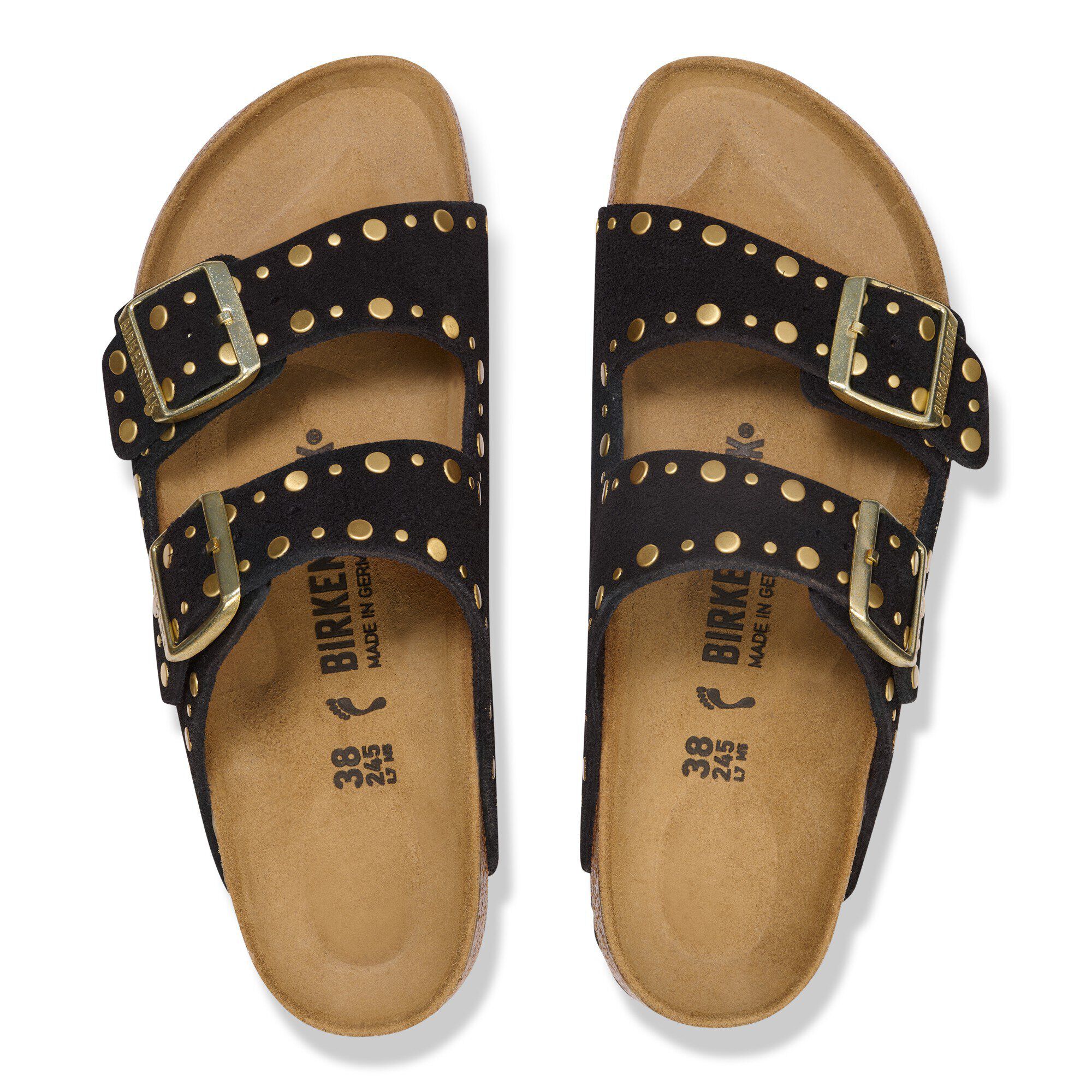 Alternative view of Arizona Rivet Suede Leather
