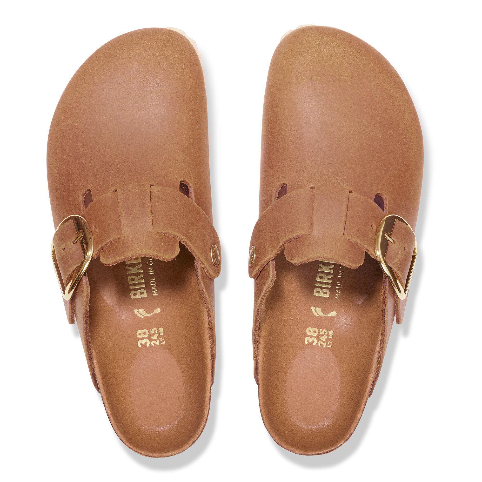 Alternative view of Boston Big Buckle Natural Leather Oiled