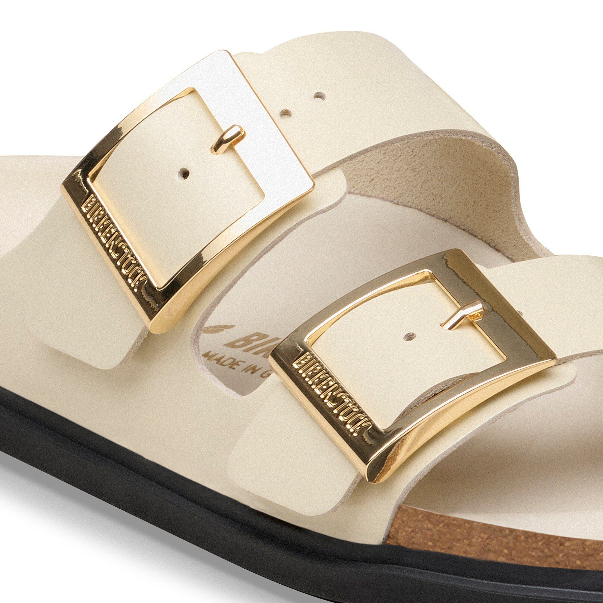 Arizona Droplet Buckle Natural Leather Patent - Image 8