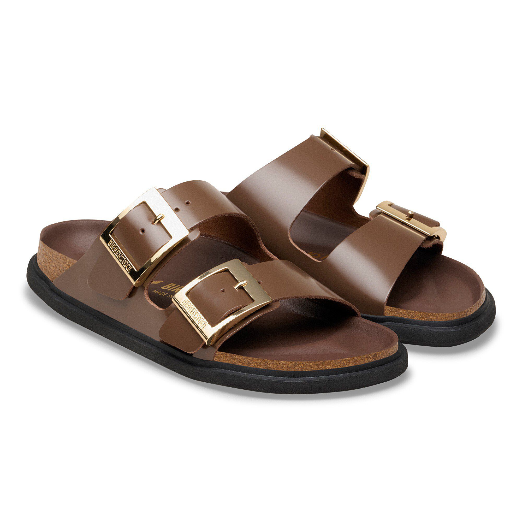 Arizona Droplet Buckle Natural Leather Patent - Image 5