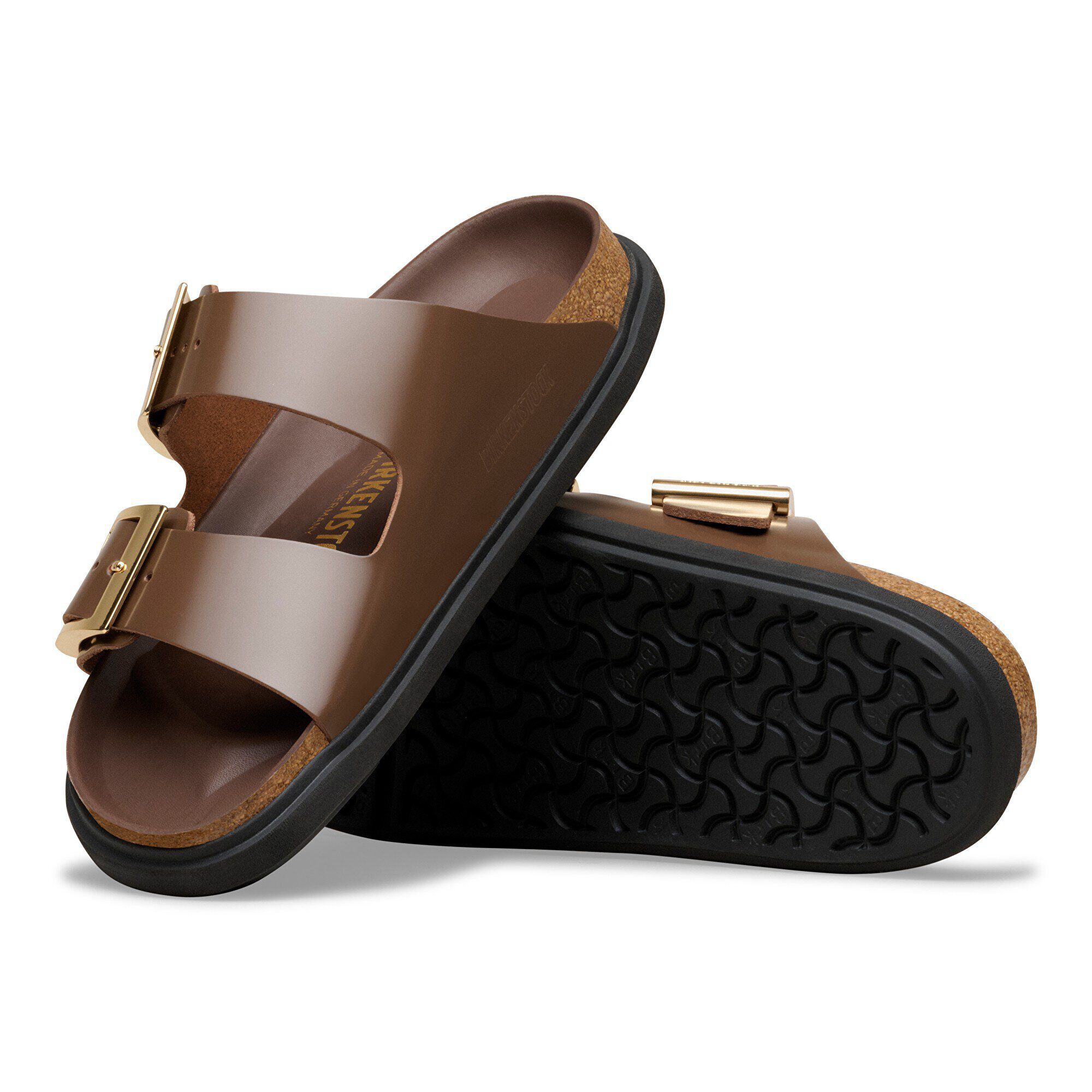 Arizona Droplet Buckle Natural Leather Patent - Image 4