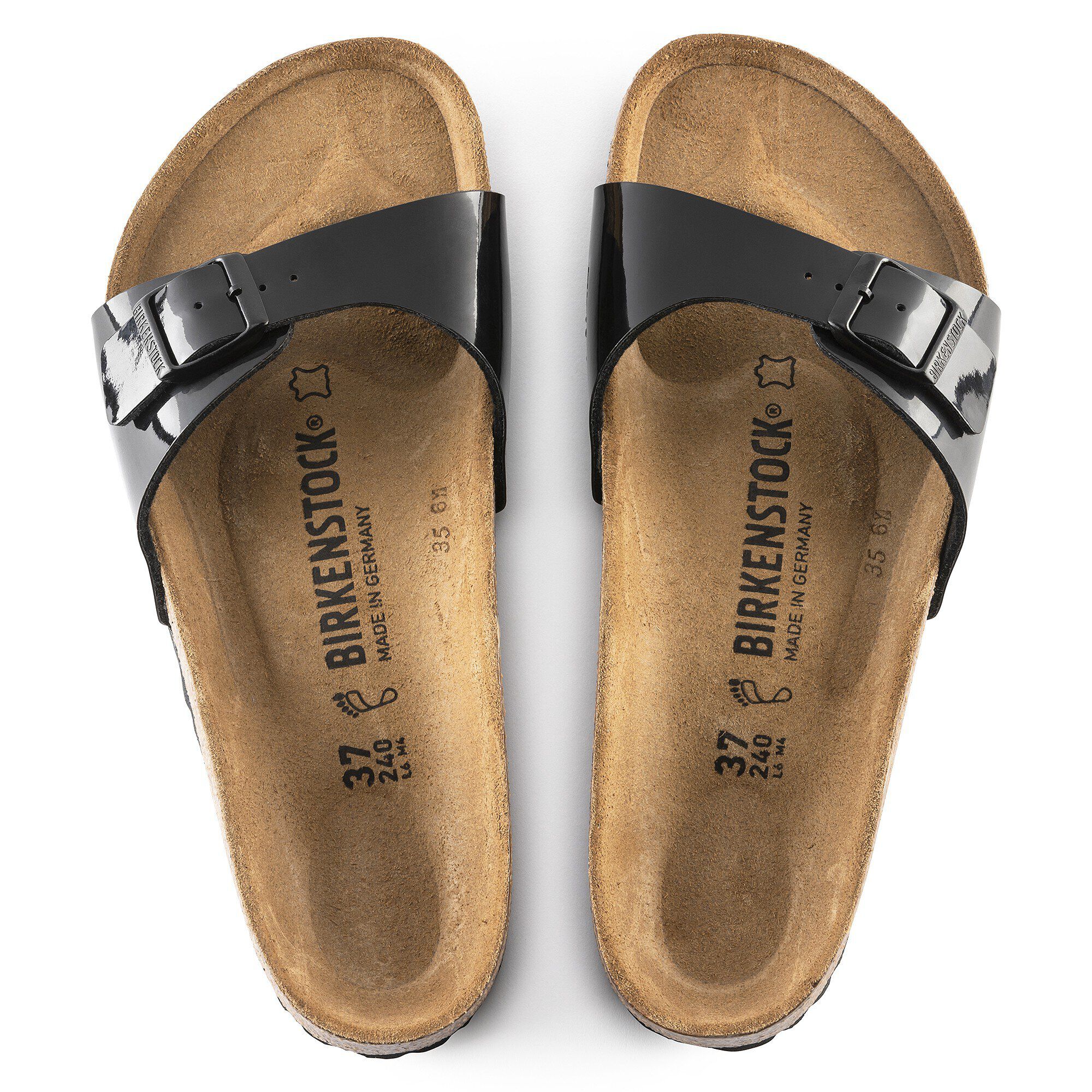 Alternative view of Madrid Birko-Flor Patent Black Patent